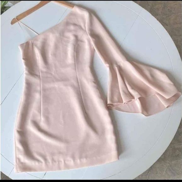 INTERMIX ONE SHOULDER DRESS - Picture 3 of 5